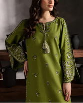 Grace Z-(S1095)- Stitched Embroidered 2PC Lawn Dress.